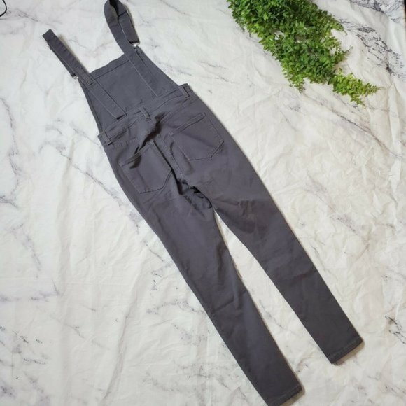 WE WORE WHAT HIGH RISE SKINNY OVERALLS - Picture 6 of 7